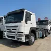 Caminhão trator semi-reboque pesado HOWO 6*4 com volante à direita, equipado com motor Sinotruk de 371 cavalos, para fornecimento à Tanzânia
