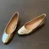 Versión de cuero suave~ Zapatos de mujer versátiles vintage con suelas suaves, empeine suave y cómodo, sin cordones, punta redonda, zapatos bajos