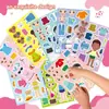 Muñeca de Dibujos Animados para Niños Juguete Puzzle Transfronterizo Pegatinas Pegatinas de Puzzle DIY Pegatina de Decoración Artesanal Impresión de Pegatinas