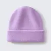 Gorro 100% cachemir puro, unisex, para hombres, mujeres y niños, gorro de punto cálido y grueso, adecuado para actividades al aire libre, ciclismo y para proteger los oídos del frío