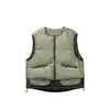 Ropa para Hombre North Boundary 2025 Invierno Nuevo Chaleco de Plumas para Exteriores Chaleco Cálido de Estilo Montañés de Moda Chaqueta Empalmada