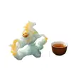 Muda de cor com água, fique rico imediatamente, ornamento de animal de estimação de chá do signo de cavalo, mesa de escritório do chefe, bandeja de chá, decoração de mesa de chá