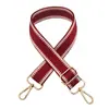 Nova cor dourada e prateada alça de ombro de seda alça longa transversal de ombro feminina acessórios de bagagem alça decorativa alça de bolsa de comércio exterior
