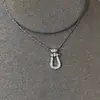 FR Colar Mini Fivela de Ferradura Fredden Novo Francês Gradiente Nicho Pulseira de Alto Padrão Elegante Luxo Leve ED