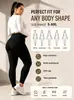 Leggings europeos y americanos de cintura alta transfronterizos, pantalones de yoga elásticos y cálidos de felpa, estilo largo, forrados de forro polar para otoño e invierno, adelgazantes y reductores de abdomen
