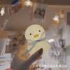 Luz nocturna LED de dibujos animados con forma de pato para dormitorio, creativa, para mesita de noche, decoración, puesto de mercado nocturno, regalo