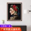 Linha de ponto cruz NKF bordado personagem Série vestido mulheres bonitas DIY pacote de material de bordado sala de estar pintura decorativa atacado de fábrica