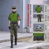 Traje de Camuflaje para Niños Niños Entrenamiento Militar Desarrollo al Aire Libre Campamento de Verano Ropa de Rendimiento de Fuerzas Especiales Primavera y Otoño