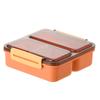 Lonchera del Fabricante Lonchera para el Trabajo Portátil de Un Solo Nivel con Compartimento Lonchera Sellada de Estilo Japonés Caja Crisper de Plástico Calentable