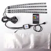 Luz de ambiente para pies de coche de comercio exterior CGHAO LED de ocho colores activado por voz Bluetooth para interior de coche sin cableado USB luz de ambiente