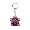 Chaveiro de Desenho Animado Minecraft Chaveiro de Plástico Macio PVC Pingente Pequeno para Bolsa Venda Quente Transfronteiriça Atacado