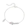 Pulseira Original S925 Prata Esterlina Gato da Sorte para Mulheres Luxo Leve Nicho Exquisito Versátil Zircônia Pequeno Gato Pulseira Acessórios