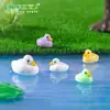 Transfronterizo Nuevo Producto Micro-Paisaje Creativo Muñeco de Patito Lindo Accesorios de Decoración DIY Mini Resina Pequeños Adornos