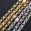 Hip-Hop Europeo y Americano Transfronterizo Cadena de Figura Infinito de 11 mm Collar de Trébol de Cuatro Hojas Joyería Creativa Personalizada de Alta Calidad Personalización para Hombres