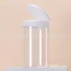 Garrafa de Boca Larga com Tampa Flip-Top em Estoque, PET Transparente, Garrafa Plástica de 89mm para Pasta de Dente, Creme para Olhos, Garrafa Dosadora de Creme Cosmético