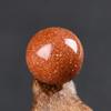 Atacado Grânulos Soltos de Arenito Dourado Acessórios para Joias DIY de Cristal Pedra Céu Estrelado Grânulos Individuais Dourados