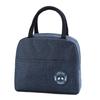 Bolsa isotérmica al por mayor de fábrica impermeable fresca papel de aluminio bolsa para lonchera trabajo Portátil estudiante de Primaria bolsa para el almuerzo bolsa de hielo para viaje