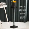 Balde de Champagne de Aço Inoxidável Estilo Europeu com Suporte de Luxo Modelo para Sala de Exposição Joalheria Bar Doméstico KTV Vinho Balde Vertical de Gelo