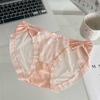Milhares de nós ~ crepúsculo provocante vento puro oco oco roupa íntima das meninas rendas de cetim cintura baixa cuecas finas mulheres