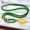 Collar con Colgante Buda de la Paz Yongbao Cabeza de Buda Antigua Mate Cobre Chapado en Oro para Mujer Vintage Relieve 3D Dainichi Nyorai