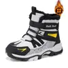 Comercio Exterior Transfronterizo Zapatos para Niños Botas de Nieve de Invierno Zapatos Grandes de Algodón Antideslizantes Con Felpa Adentro Cálidos Zapatos de Invierno Zapatos para Niños Medianos y Grandes