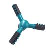 Pin de riego para césped de jardín transfronterizo cabeza grande de tres puntas rociador automático giratorio de 360 grados boquilla de riego de jardín