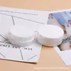 Botella plana de crema blanca 50g caja plana botella de cera para coche 50ml botella de cera para el cabello botella de gel tamaño de viaje botella de crema facial botella de ungüento
