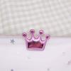 Coroa de textura de pele brilhante Clipe lateral das meninas Estilo coreano Headwear infantil Hairpin do bebê Acessórios artesanais bonitos