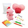 Paquete de material de ganchillo para decoración de muñeco de dinosaurio, bola de lana tejida a mano, bricolaje transfronterizo, gran oferta de Amazon