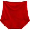 Bragas de mujer de estilo chino con jacquard, bordado de Suzhou, cintura alta, control de abdomen, 10A, seda antibacteriana con entrepierna extendida, ropa interior sin costuras y transpirable