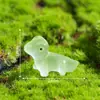 Novo produto transfronteiriço: paisagem em miniatura, estilo cartoon, fofo, lagarto que brilha no escuro, acessórios de decoração DIY para jardinagem, pequenas figuras de resina