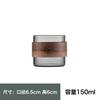 Taza de té de vidrio gris ahumado resistente al calor anti-quemaduras Taza de té juego de tetera gris ahumado para el hogar personal Taza individual Taza para ceremonia de té kung fu