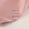 Pendientes de gancho para oreja con corte simple de gota de agua para mujer, modernos, pequeños, de lujo ligero, nuevos pendientes geométricos, elegantes, versátiles, personalizados