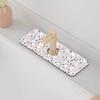 Cojín de Diatomeas Transfronterizo Mat de Grifo de Cuero PU Desechable Mat de Secado para Cocina Mat Drenante para Lavabo de Baño Posavasos