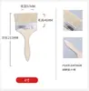 Fabricante en stock mango de madera cerdas de cerdo pincel de pintura pincel para barbacoa sin pelusa pincel de pelo plano herramientas de ferretería pincel de pintura