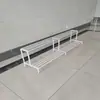 Soporte de Flores para Balcón Multicapa Suculentas Patio de Pie Multicapa Tipo Escalera Impermeable a Prueba de Óxido Interior Exterior Soporte de Flores de Hierro Forjado