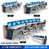 Consola de Operación de Monitoreo de Yunnan Sala de Control de Mando de Computadora de Doble Pantalla Triple Pantalla Consola de Despacho Plataforma Fija Personalizada