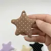 Novo acessório de pentagrama de bolinhas de 6CM material para joias DIY estrela de bolinhas pingente decoração de chaveiro