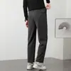Novas Calças Casuais Slim para Homens Outono e Inverno 2025, Caimento Reto Estilo Coreano Tendência Afunilada Calças Sociais Versáteis