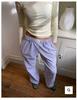 Pantalones anchos a rayas para mujer de Amazon, pantalones casuales de calle, sueltos, de cintura alta, 2024