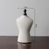 Soporte de Exhibición de Collar de Retrato de Madera para Cuello Modelo de Colgante de Joyería Soporte de Joyería Puesto de Transmisión en Vivo de Joyería Exhibición de Ventana