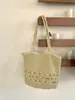Bolso de Paja Tejida de Gran Capacidad para Viajes de Verano Transfronterizos para Mujer 2026 Nuevo Bolso de Hombro Bolso Tote Tejido de Playa