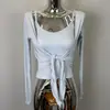 Novo produto de Dongdaemun, Coreia do Sul: Conjunto de verão de duas peças: camisola justa sexy e feminina e cardigã