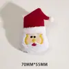 Broche de pelúcia de Natal Árvore de Natal Boneco de neve Veado broche Cachecol do Papai Noel Meias decorações acessórios