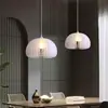 Estilo Crema Creativo Cálido Restaurante Araña Famoso de Internet Chica Ins Dormitorio Lámpara de Mesita de Noche Nórdico Flor Escama de Pez Lámparas