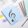 Clip de música, clip de música A4, libro de clips de música, música, carpeta de música, inserto modificable no reflectante, libro de almacenamiento de coros