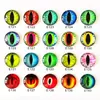 Accesorios para Joyería DIY Ojos de Pupila Vertical Simulada Accesorios para Ropa Parche de Vidrio Piedra del Tiempo Accesorios para Joyería Hechos a Mano