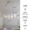 Candelabro de Cristal Nube de Lujo Ligero Italiano Estilo Crema Francés Dormitorio Sala de Estar Moderno Simple Hotel Villa Lámpara de Comedor