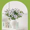 Amazon Planta Verde Phalaenopsis Flor Artificial Amor-perfeito Buquê Flor Artificial Flor de Seda Casamento Casa Escritório Decoração Externa