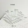 Cesta colgante de rejilla estante de rejilla de alambre estante de almacenamiento de rejilla cesta de almacenamiento panel de malla cesta colgante estante de tienda de supermercado bandeja cesta de almacenamiento